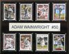 MLB St. Louis Cardinals Adam Wainwright 8-Card Plaque, 12 x 15-Inch