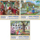 Bits And Pieces – Value Set Of Three 500 Piece Jigsaw Puzzles For Adults – Slow Day, The Rose Arbor, Best Friends Jigsaw Puzzles By Artist John Sloane, Completed Puzzle Size: 18' X 24'