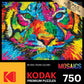 Roseart - Kodak Premium Mosaics - Rainbow Tiger - 750 Piece Jigsaw Puzzle For Adults