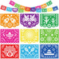 Domestar Mexican Party Banner, 18 Feet Fiesta Banner Cinco De Mayo Decor Papel Picado Decorations Pvc Mexican Fiesta Garland For Dia De Los Muertos Mexican Party Supplies