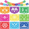 Domestar Mexican Party Banner, 18 Feet Fiesta Banner Cinco De Mayo Decor Papel Picado Decorations Pvc Mexican Fiesta Garland For Dia De Los Muertos Mexican Party Supplies