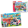 The Learning Journey: Jumbo Floor Puzzles - Emergency Rescue - Extra Large Puzzle Measures 3 Ft By 2 Ft - Preschool Toys & Gifts For Boys & Girls Ages 3 And Up