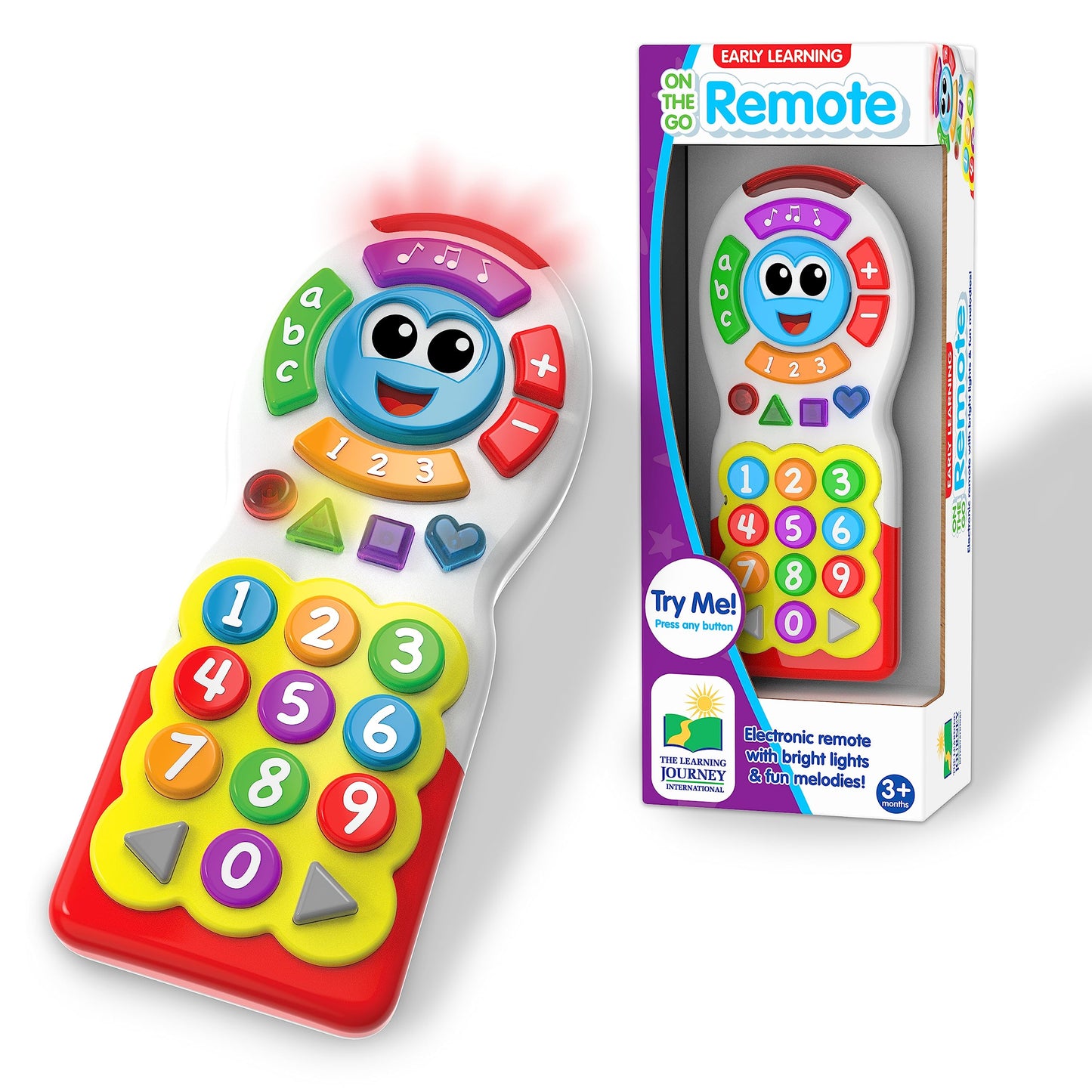 The Learning Journey Early Learning - On The Go Remote - Baby Remote Control Toy - Toddler Toys & Gifts For Boys & Girls Ages 3 Months And Up - Award Winning Toys