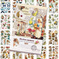 Funblast Sticker Book Set  20 Sheets/240+ Classical Aesthetic Booklet, Retro Decorative Stickers For Scrapbook, Project, Japane