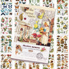 Funblast Sticker Book Set  20 Sheets/240+ Classical Aesthetic Booklet, Retro Decorative Stickers For Scrapbook, Project, Japane