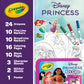 Crayola Disney Princess Art Case (75ct) Art Kit for Kids, Art Supplies, Disney Coloring Set, Disney Toys, Gift for Girls & Boys