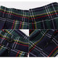 Women`S A-Line Pleated Stripe Plaid Summer Skirt(Xl,Yellow Green Red Stripes)