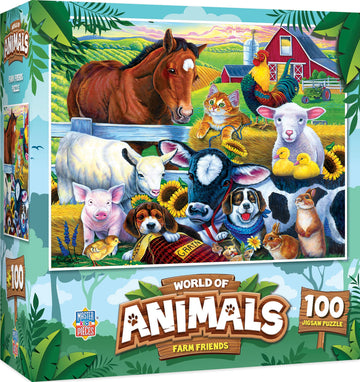 Farm Friends 100 Pc