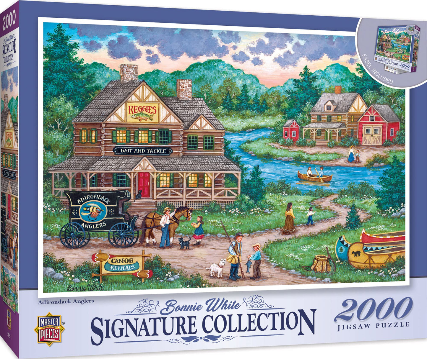 Signature Series Adirondack Anglers 2000 Piece Jigsaw Puzzle