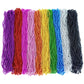 Zyflsq 300 Pcs Mardi Gras Beads Necklaces Bulk, 33'' 7Mm Multi Colors Metallic Beaded Necklaces For Party Costume Necklaces