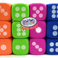 Deluxe Large 2.25 EVA Foam Dice (Pack of 12) with Bonus Mattys Toy Stop Storage Bag