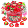 Lawoho 300Ml Apple Slime With Clay, Red Clear Slime Kit For Stocking Stuffers With 9 Packs Slime Add-Ins, Christmas Slime For Kids Party Favors, Slime Kit For Birthday Halloween Christmas Easter Gifts