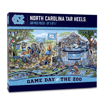 YouTheFan NCAA North Carolina Tar Heels Game Day at The Zoo 500pc Puzzle