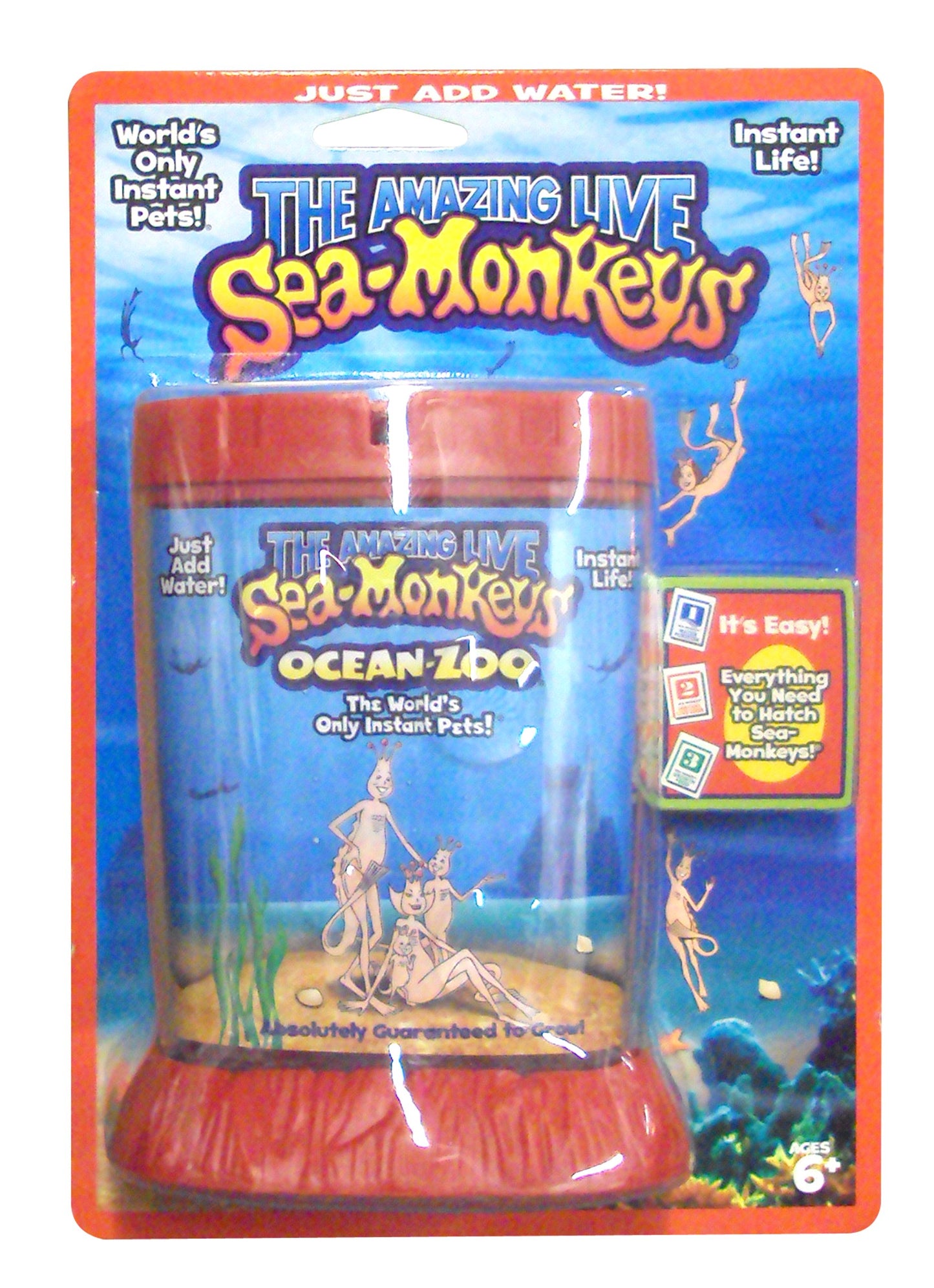 Big Time Toys Sea Monkeys Ocean Zoo Deluxe Kit Set- Colors May Vary
