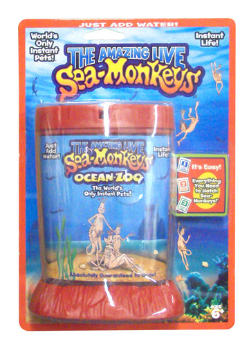 Big Time Toys Sea Monkeys Ocean Zoo Deluxe Kit - Plastic Model 85219, Colors May Vary