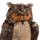 Melissa & Doug Giant Owl - Lifelike Stuffed Animal (17 Inches Tall) , Brown