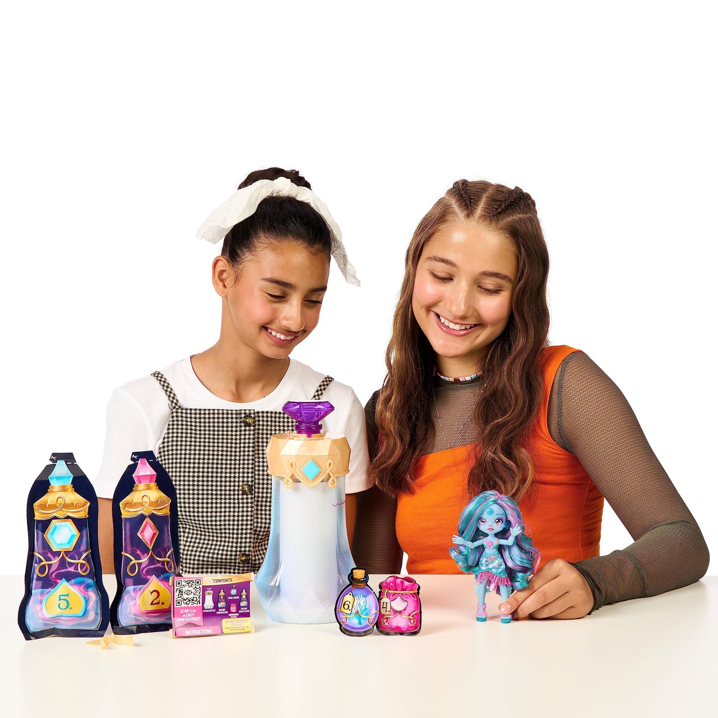 Magic Mixies Pixlings Marena The Mermaid Doll - Create & Mix Potion - Small Multicolor - Model 14872