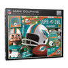 YouTheFan NFL Miami Dolphins Puzzle - 500 Pieces, Cardboard, Team Colors, Model 0951391
