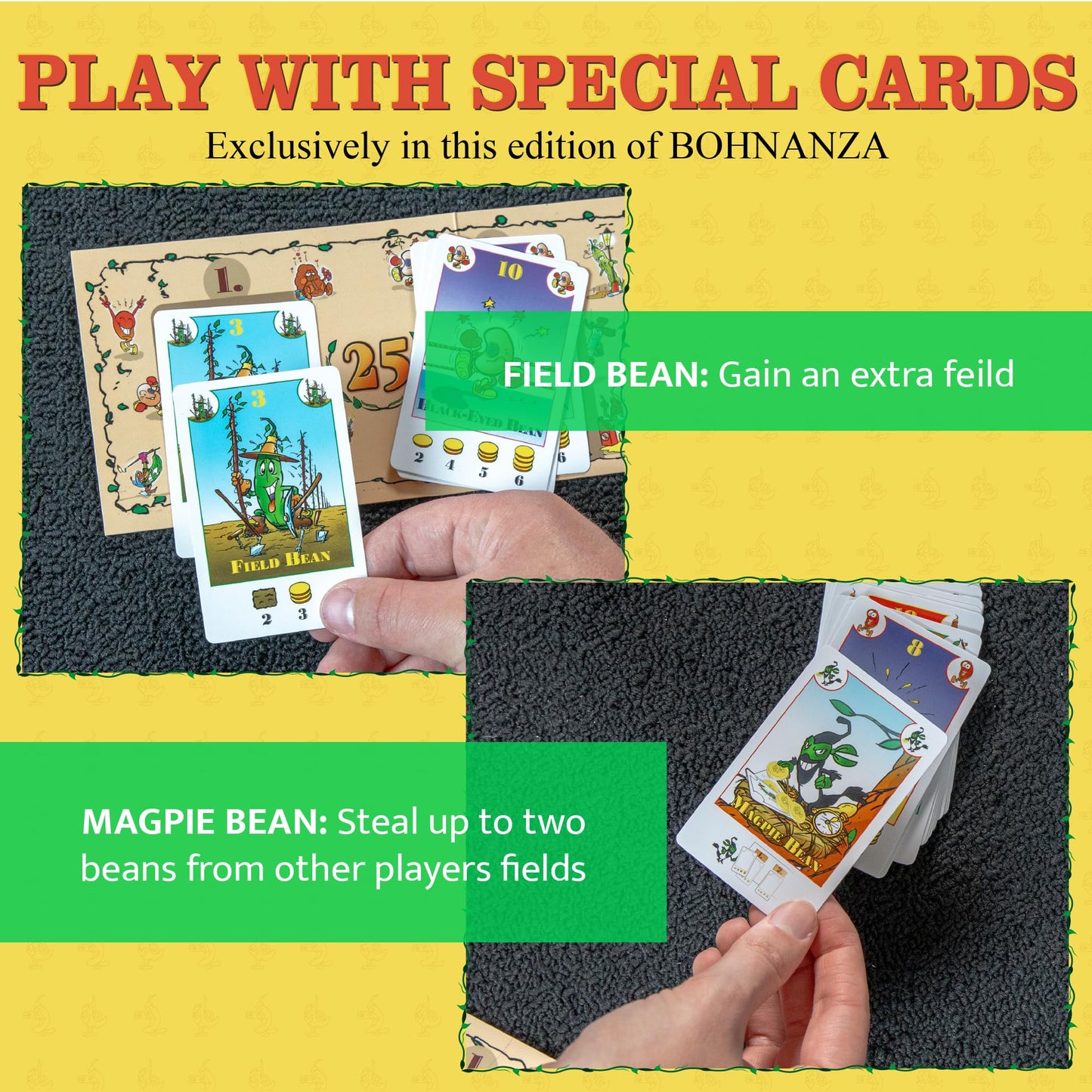 Amigo Games Bohnanza 25Th Anniversary Edition Classic Card Game – Plant & Harvest Your Beans In This Exciting Strategic Game That Is Fun For The Whole Family – For Kids & Adults Ages 12 & Older