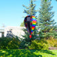 In The Breeze 1098 Next Generation 8-Panel Hot Air Balloon, Jumbo, 24'', Rainbow Stripe/Black