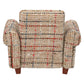 Dollhouse Sofa Armchair Upholstered, Miniature Living Room Furniture Chair, Fabric, Accessories For 6 Inch Dolls, 1/12 Scale (Be