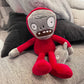 Dyharnsty 3Pcs Plants Vs Zombies Plush Toys Zombie Sets,Brown Zombies Soft Figure Doll Plants Vs Zombies Toys Pvz Plush For Birt