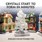 National Geographic Crystal Growing Garden – Grow Two Crystal Trees In Just 6 Hours With This Crystal Growing Kit For Kids, Includes Geode, Learning Guide, And More, Great Gift For Boys And Girls