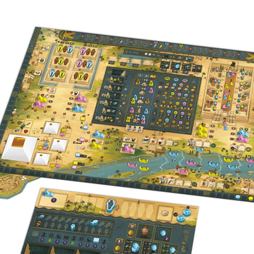 Men-Nefer Board Game - Journey Through Ancient Egypt! Worker Placement Strategy Game, Fun Family Game for Kids & Adults, Ages 14