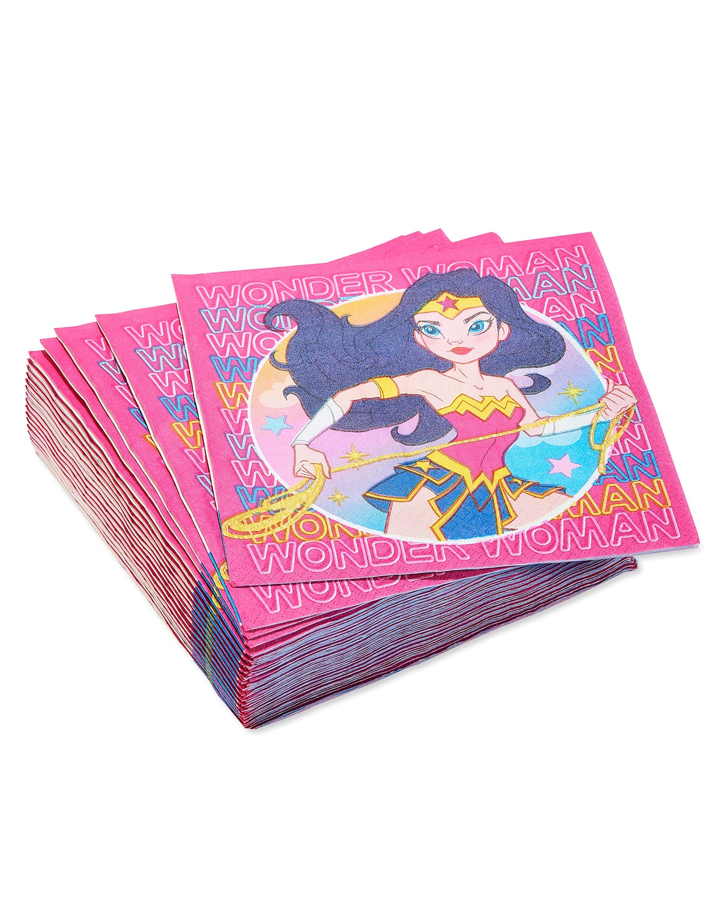 American Greetings Wonder Woman Party Supplies, Lunch Napkins (50-Count)