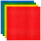 Strictly Briks 8 Pack Classic Baseplates 10x10 in  Stackable Building Plates with 32 x 32 Studs  Mats  Bases  Boards  Sheets 100% Compatible with All Major Brands  Basic Colors