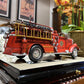 Parsaho Fire Truck American Antique Decorative Firetruck Model Statue Figurine Retro Style Handcraft Gifts Collectibles