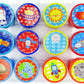 TINYMILLS 12 Pcs Outer Space Stamp Kit for Kids Party Favors Gods Galaxy Boys Girls Space Planetarium Birthday Party