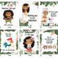 Silly Goose Gifts Ocean Moana Tropical Beach Valentines Day Cards, Set of 24 for Kids, School Classroom Exchange, White