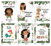 Silly Goose Gifts Ocean Moana Tropical Beach Valentines Day Cards, Set of 24 for Kids, School Classroom Exchange, White