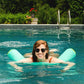 Big Joe Noodle No Inflation Needed Pool Float, Aqua/Green Double Sided Mesh, Jumbo 4Ft