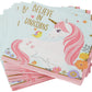 Amscan 501929 Beverage Napkins | Magical Unicorn Collection | Birthday | 16pcs