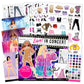 Fashion Angels Live! in Concert Sticker Stylist Fashion Set, Includes Concert Venue Style Boards, Popstar Silhouettes & 600+ Sti