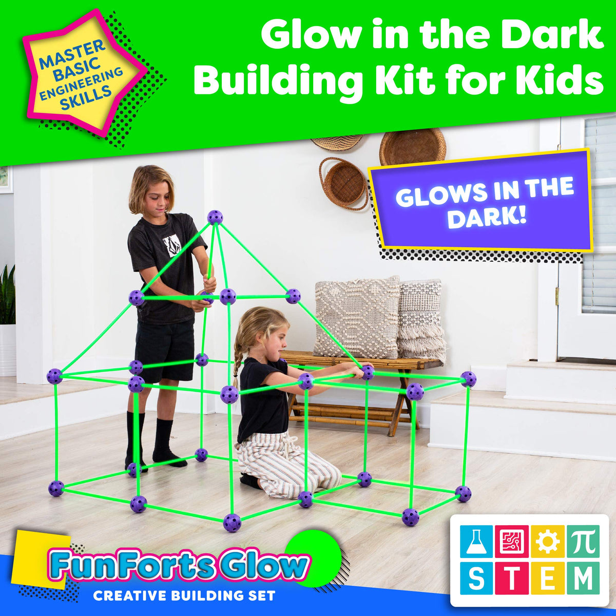 HUGH Glow in the Dark Fort