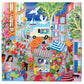 eeBoo: Piece and Love Marketplace in France 1000 Piece Square mature-themed Piece Puzzle  23 x 23 When Completed  Sturdy Puzzle Pieces  for Ages 14 and up