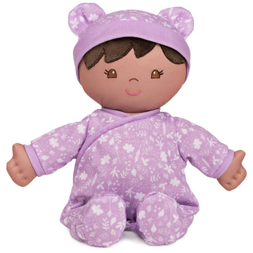 Gund Baby Sustainable Baby Doll, Plush Doll Made From Recycled Materials, For Babies And Newborns, Purple, 12