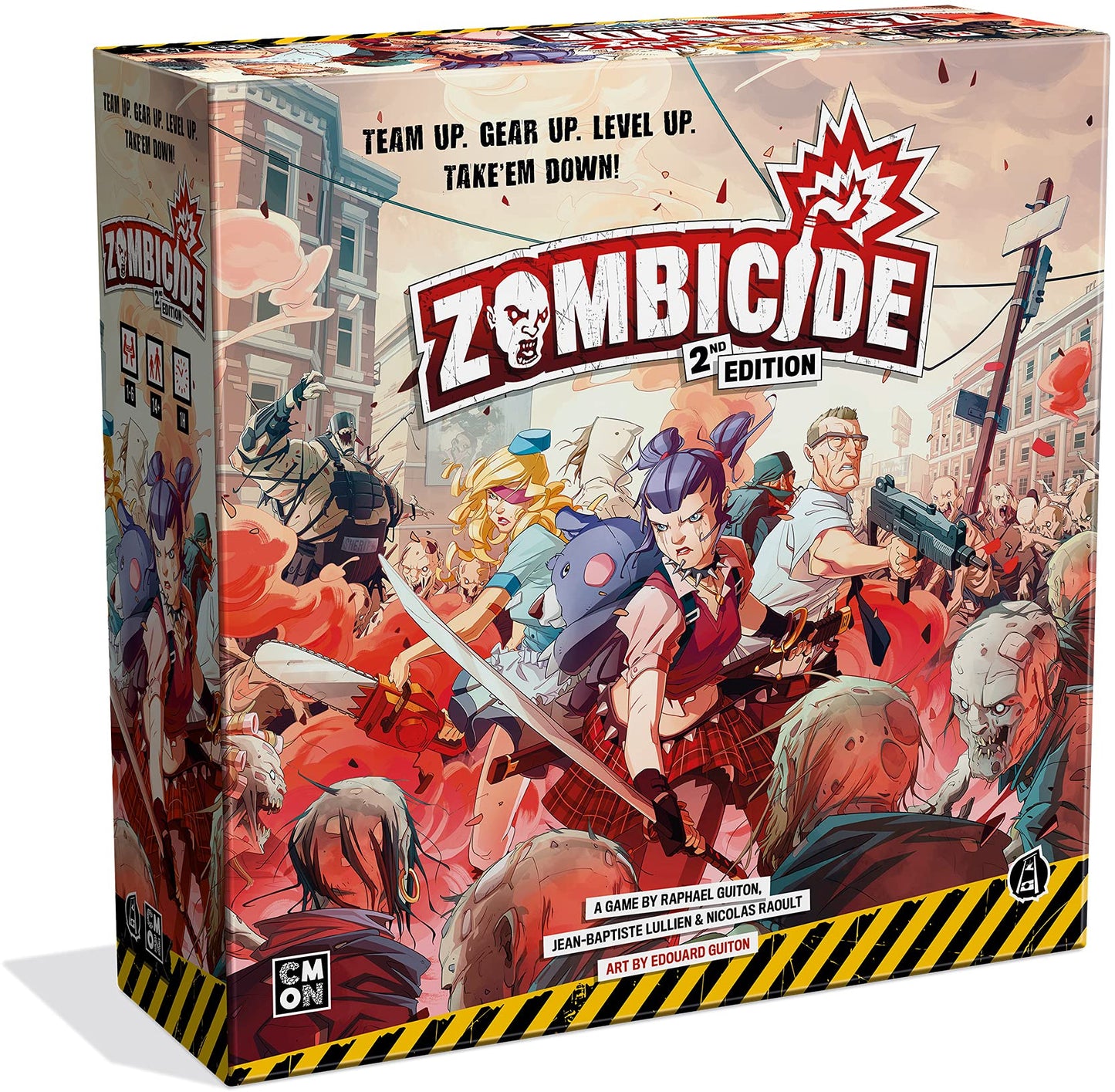 Zombicide 2nd Edition Strategy Board Game | Cooperative Game for Teens and mature-themeds | Zombie Board Game | Ages 14+ | 1-6 Players | Avg. Playtime 1 Hour | Made by CMON