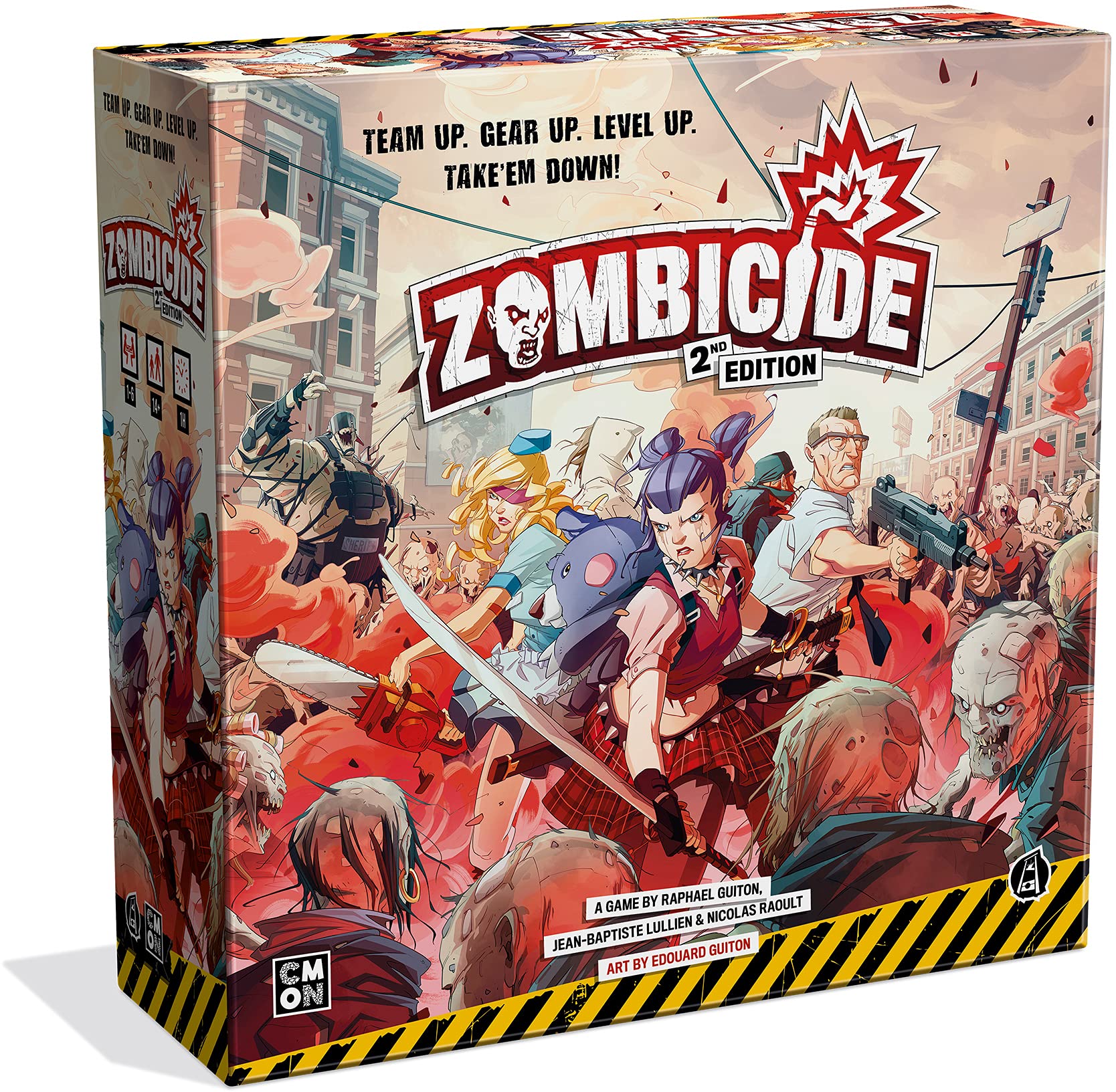 Zombicide 2nd Edition Strategy Board Game | Cooperative Game for Teens and mature-themeds | Zombie Board Game | Ages 14+ | 1-6 Players | Avg. Playtime 1 Hour | Made by CMON