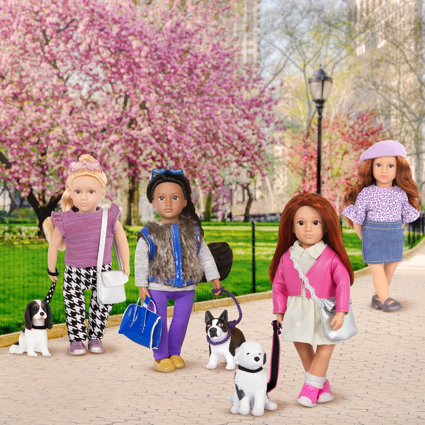 Lori – Mini Doll & Toy Dog – 6-Inch Doll & Puppy – Play Set With Outfit, Animal & Accessories – Playset For Kids – 3 Years + – Emmelina & Otis