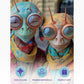 Cross & Glory 1000 Piece Jigsaw Puzzle - Meet The Aliens: Elara and Nox - Unique Cosmic Love Story Artwork, 1.8mm Thick Cardboard