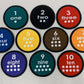 (Price/Set)Everrich Evc-0111 4.5' Numbers Discs Set - Set Of 10