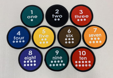 (Price/Set)Everrich Evc-0111 4.5' Numbers Discs Set - Set Of 10
