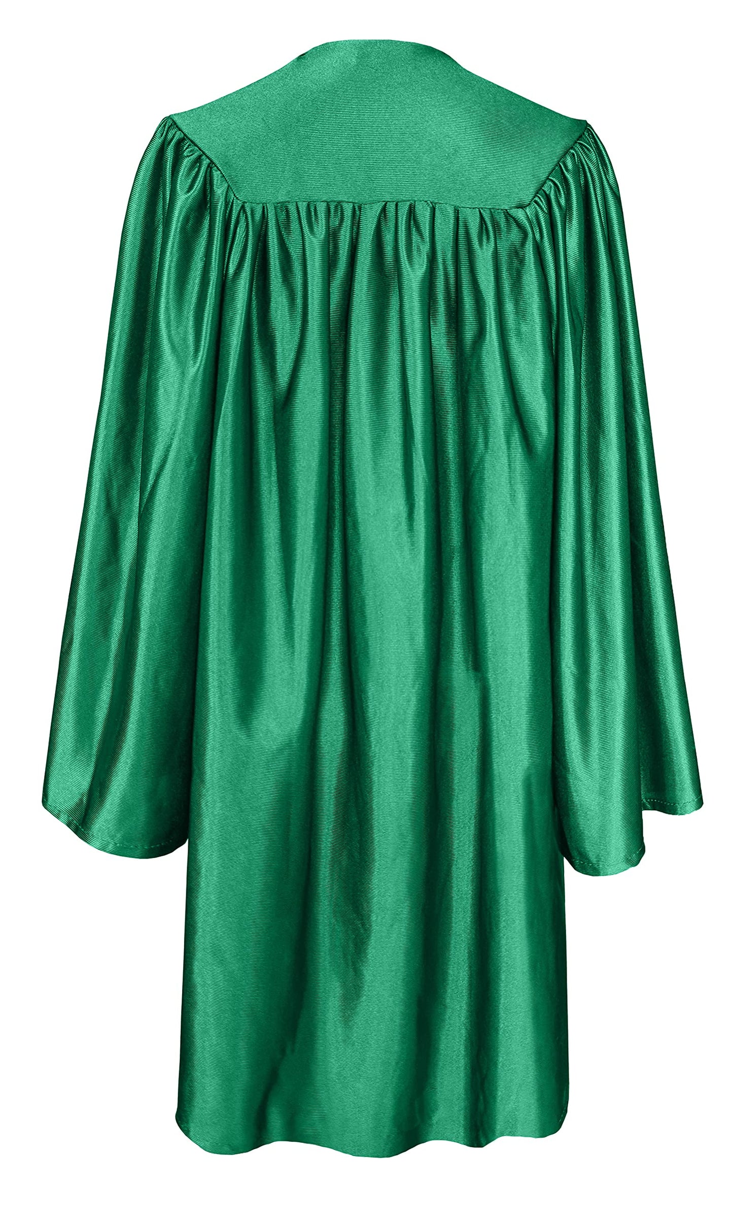 Gradplaza Shiny Choir Robe Kindergarten Preschool Graduation Gown Shiny Graduation Gown For Kids Emerald Green Size 27