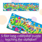 The Learning Journey Long And Tall Puzzles - Abc Caterpillar - 51 Piece, 5-Foot-Long Preschool Stem Puzzle - Educational Gifts For Boys & Girls Ages 3 And Up (434536)