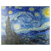 MyPuzzle The Starry Night 1889 by Vincent Van Gogh - enhanced 100 Piece Jigsaw Puzzle for mature-themeds