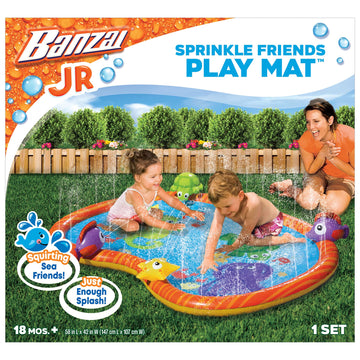 58 Inch Banzai Sprinkle Friends Play Mat, Watermat